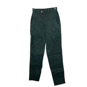 Rocky Mountain Dark Green High Waist Straight Jean Pants Women's Size 27/5